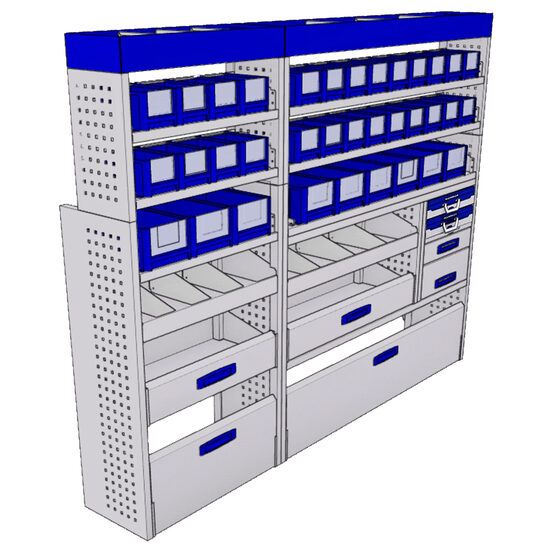 Sistem modular Provan 57-1-152-00 tip atelier pentru autoutilitare mari -  Partea dreaptÄ