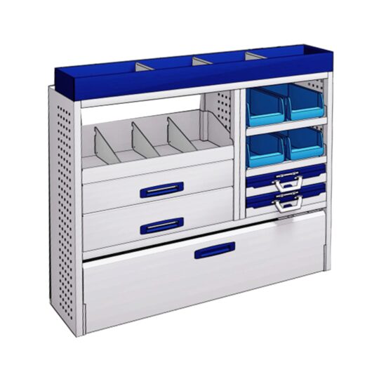 Sistem mobilier modular Provan MVNS-2002-1 pentru CITROEN Jumpy 2016, ampatament L2 (3275 mm), inaltime H1 (1930 mm)