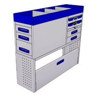 Sistem mobilier modular pe partea dreapta Provan 57-1-105-00 pentru FIAT Ducato 2006, ampatament L3 (4035 mm), inaltime H1 (2522 mm)