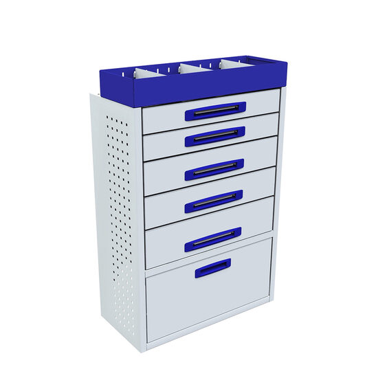 Sistem mobilier modular Provan VCPL-075-011-1 pentru FIAT Fiorino 2007, ampatament L1 (2513 mm), inaltime H1 (1721 mm)