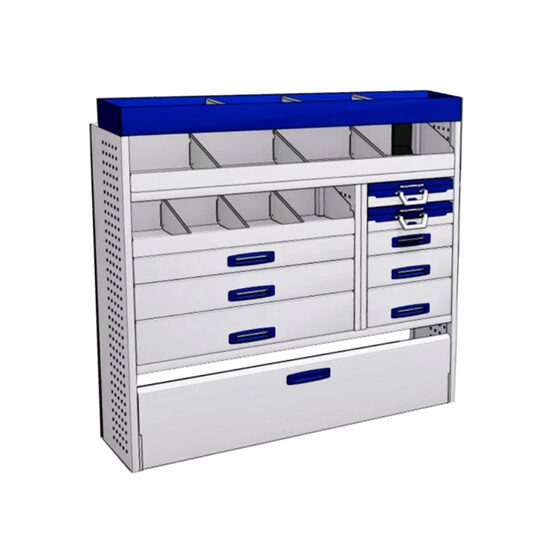 Sistem mobilier modular Provan LVNS-2003-1 pentru OPEL Movano 2021, ampatament L1 (3000 mm), inaltime H2 (2522 mm)