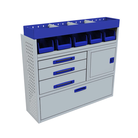 Sistem mobilier modular Provan VCPL-125-013-1 pentru PEUGEOT Bipper 2008-2017, ampatament L1 (2513 mm), inaltime H1 (1721 mm)