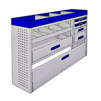 Sistem mobilier modular pe partea dreapta Provan 57-1-126-00 pentru PEUGEOT Boxer 2006, ampatament L2 (3450 mm), inaltime H2 (2522 mm)