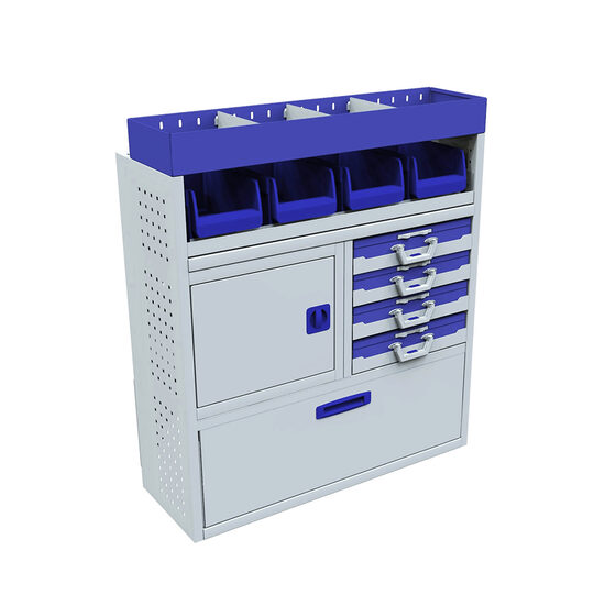 Sistem mobilier modular Provan VCPL-100-006-1 pentru PEUGEOT Partner 2008-2018, ampatament L1 (2728 mm), inaltime H1 (1828 mm)