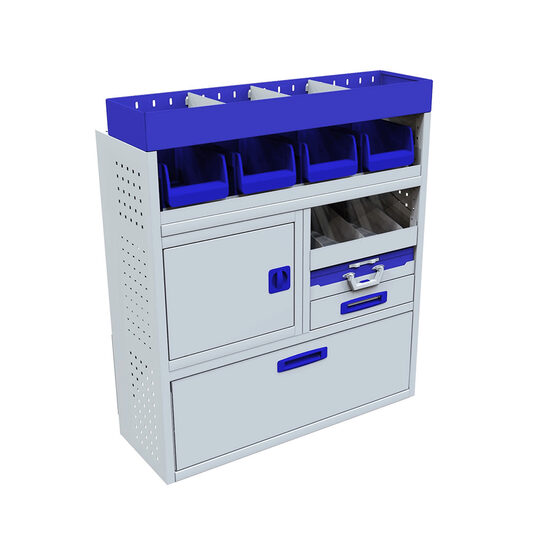 Sistem mobilier modular Provan VCPL-100-007-1 pentru PEUGEOT Partner 2008-2018, ampatament L1 (2728 mm), inaltime H1 (1828 mm)