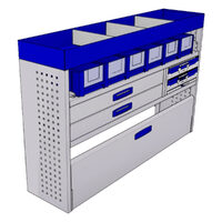Sistem mobilier modular pe partea stanga Provan 57-1-108-00 pentru RENAULT Express 2021, ampatament L1 (2812 mm), inaltime H1 (1811 mm)