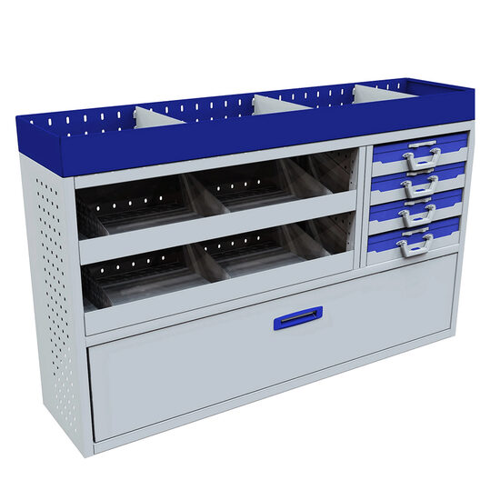 Sistem mobilier modular Provan VCPL-150-003-1 pentru VAUXHALL Combo 2018, ampatament L1 (2785 mm), inaltime H1 (1796 mm)