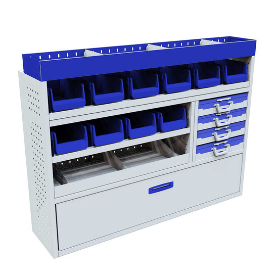 Sistem mobilier modular Provan VCPL-150-011-1 pentru VAUXHALL Combo 2018, ampatament L1 (2785 mm), inaltime H1 (1796 mm)