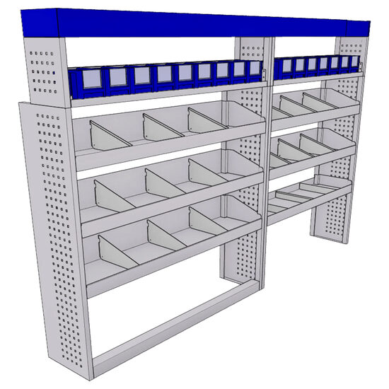 Sistem mobilier modular pe partea stanga Provan 57-1-137-00 pentru VAUXHALL Movano 2021, ampatament L2 (3450 mm), inaltime H1 (2254 mm)