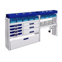 Sistem mobilier modular Provan MVOS-2003-1 pentru VAUXHALL Vivaro 2016-2019, ampatament L2 (3498 mm), inaltime H2 (2493 mm)