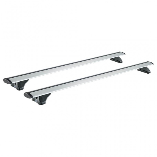 Bare transversale din aluminiu CRUZ Airo FIX 118, 925-703, pentru DR 6.0 5d (integrated railing) (2024 -> prezent), Sistem cu prindere pe bare longitudinale integrate