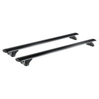 Bare transversale din aluminiu CRUZ Airo FIX Dark 118, 925-713, pentru DR 6.0 5d (integrated railing) (2024 -> prezent), Sistem cu prindere pe bare longitudinale integrate