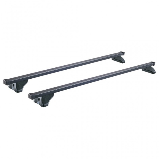 Bare transversale din otel CRUZ Oplus S-FIX 120, 921-380, pentru DR 6.0 5d (integrated railing) (2024 -> prezent), Sistem cu prindere pe bare longitudinale integrate