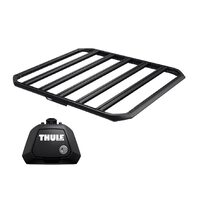 Sistem Grilaj Thule Caprock S tip platforma pentru FIAT Grande Panda 5 usi Hatchback, model 2025 - prezent, Sistem cu prindere pe bare longitudinale