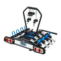 Suport biciclete Cruz Pivot R3 940-516 cu prindere pe carligul de remorcare, pentru 4 biciclete, 13 pini