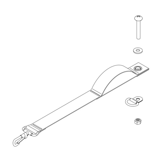 Kit inlocuire curea de siguranta pentru cuplaj - Thule Chariot Cheetah XT / Cheetah / Cougar / CX / Chinook / Captain