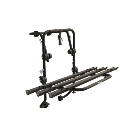 Suport 3 biciclete cu prindere pe haion Peruzzo Padova 378/3N negru pentru VOLVO V70 5 usi Estate model 2004 - 2007
