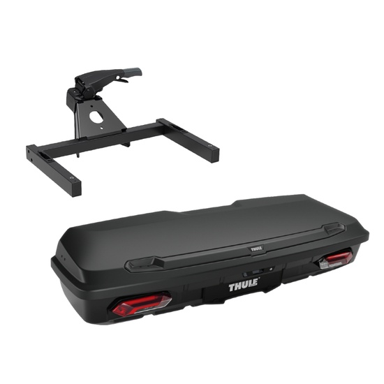 Thule Arcos XL, Cutie portbagaj cu prindere pe carligul de remorcare + Platforma