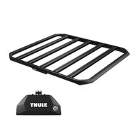 Sistem Grilaj Thule Caprock S tip platforma pentru OPEL Frontera 5 usi SUV, model 2025 - prezent, Sistem cu prindere pe bare longitudinale integrate