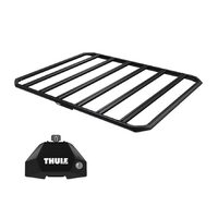 Sistem Grilaj Thule Caprock XXL tip platforma pentru VOLKSWAGEN Caddy Cargo Maxi 4 usi Van, model 2021 - prezent, Sistem cu prindere in puncte fixe