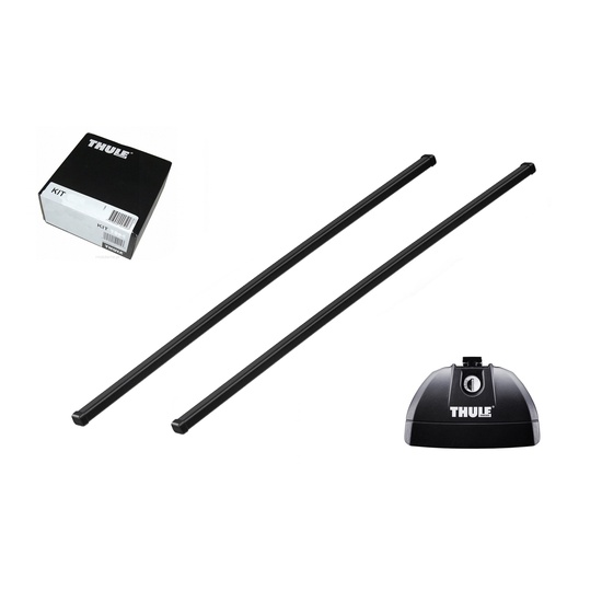 Bare transversale Thule Rapid System Squarebar pentru CADILLAC Escalde, 5 usi SUV, model 2015 - 2020, Sistem cu prindere pe bare longitudinale integrate