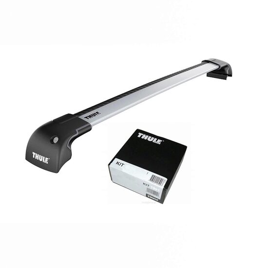 Bare transversale Thule Rapid System Wingbar Edge pentru OPEL Combo, 4 usi Van, model 2012 - 2018, Sistem cu prindere in puncte fixe