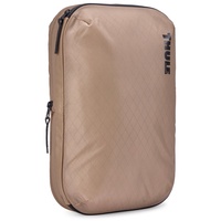 Saculet de depozitare Thule Compression Packing Cube mediu, bej