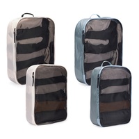 Set saculeti de depozitare Thule Family Packing Cube 2 mari + 2 medii, alb/albastru