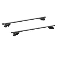 Sistem bare transversale Hakr Otel pentru AUDI A3 Sportback (8P), 5 usi Hatchback, an fabricatie 2004 - 2012, Sistem cu prindere pe bare longitudinale integrate