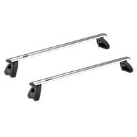 Sistem bare transversale Hakr Wing gri aluminiu pentru BMW 1-Series (F20), 5 usi Hatchback, an fabricatie 2012 - 2019, Sistem cu prindere in puncte fixe