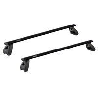 Sistem bare transversale Hakr Wing Black aluminiu pentru BMW 1-Series (F20), 5 usi Hatchback, an fabricatie 2012 - 2019, Sistem cu prindere in puncte fixe