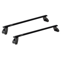 Sistem bare transversale Hakr Wing Black aluminiu pentru BMW 3-Series (E46), 2 usi Coupe, an fabricatie 1999 - 2005, Sistem cu prindere in puncte fixe