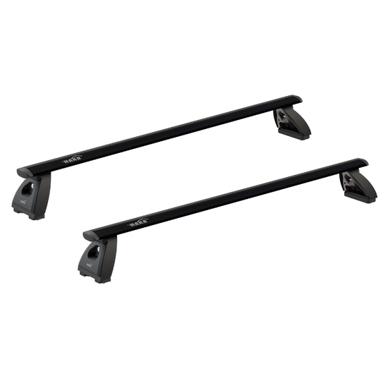 Sistem bare transversale Hakr Wing Black aluminiu pentru BMW 3-Series (E46), 2 usi Coupe, an fabricatie 1999 - 2005, Sistem cu prindere in puncte fixe