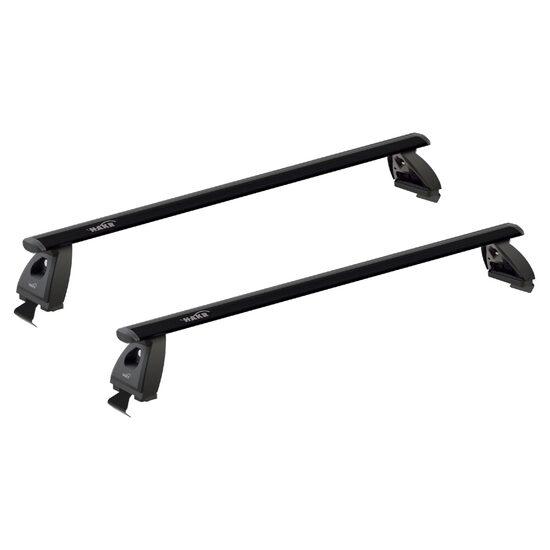 Sistem bare transversale Hakr Wing Black aluminiu pentru BMW 5-Series (E60), 4 usi Sedan, an fabricatie 2004 - 2010, Sistem cu prindere pe plafon normal