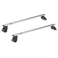Sistem bare transversale Hakr Wing gri aluminiu pentru CITROEN C5 (II RD), 4 usi Sedan, an fabricatie 2008 - 2017, Sistem cu prindere in puncte fixe
