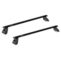 Sistem bare transversale Hakr Wing Black aluminiu pentru CITROEN C5 (II RD), 4 usi Sedan, an fabricatie 2008 - 2017, Sistem cu prindere in puncte fixe