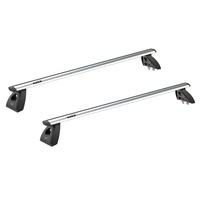 Sistem bare transversale Hakr Wing gri aluminiu pentru CITROEN C6, 5 usi Hatchback, an fabricatie 2005 - 2012, Sistem cu prindere in puncte fixe