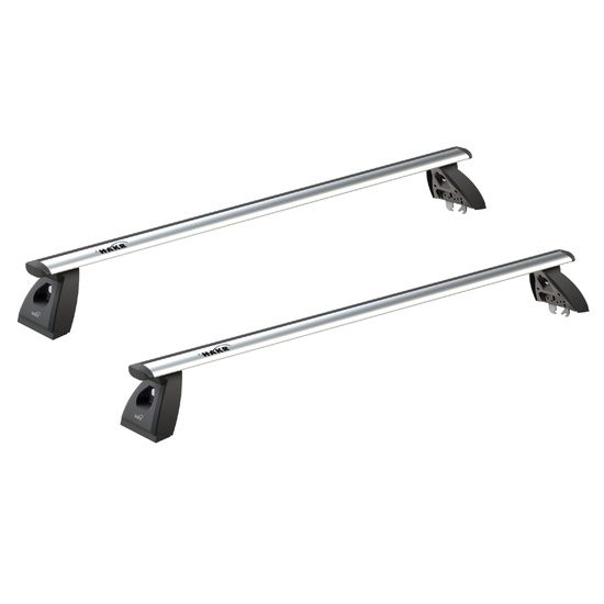 Sistem bare transversale Hakr Wing gri aluminiu pentru CITROEN C6, 5 usi Hatchback, an fabricatie 2005 - 2012, Sistem cu prindere in puncte fixe