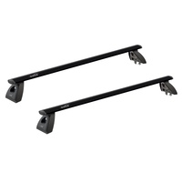 Sistem bare transversale Hakr Wing Black aluminiu pentru CITROEN C6, 5 usi Hatchback, an fabricatie 2005 - 2012, Sistem cu prindere in puncte fixe