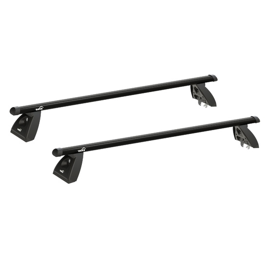 Sistem bare transversale Hakr Aluminiu negre pentru CITROEN C6, 5 usi Hatchback, an fabricatie 2005 - 2012, Sistem cu prindere in puncte fixe
