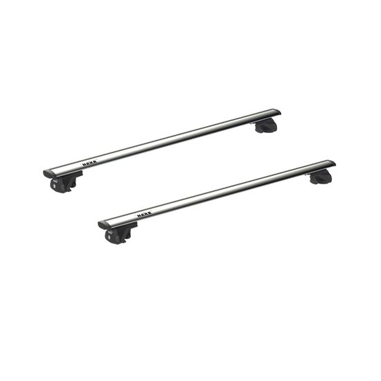 Sistem bare transversale Hakr Wing gri aluminiu pentru DAEWOO Tacuma, 5 usi MPV, an fabricatie 2000 - 2004, Sistem cu prindere pe bare longitudinale, picior HK0345
