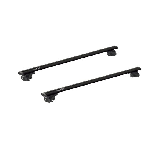 Sistem bare transversale Hakr Wing Black aluminiu pentru DODGE Journey, 5 usi SUV, an fabricatie 2008 - 2011, Sistem cu prindere pe bare longitudinale, picior HK0345