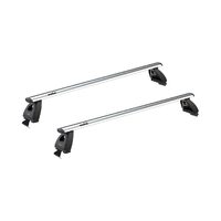 Sistem bare transversale Hakr Wing gri aluminiu pentru FORD Fiesta (V), 5 usi Hatchback, an fabricatie 2002 - 2008, Sistem cu prindere pe plafon normal
