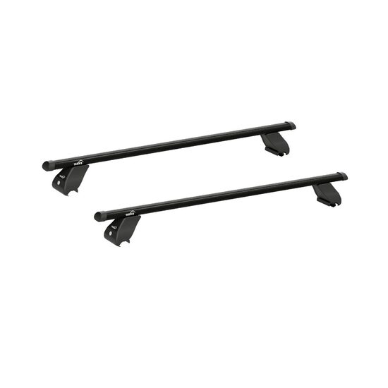 Sistem bare transversale Hakr Aluminiu negre pentru OPEL Astra Sports Tourer, 5 usi Estate, an fabricatie 2010 - 2015, Sistem cu prindere pe bare longitudinale integrate, picior HK0343