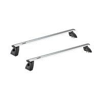 Sistem bare transversale Hakr Wing gri aluminiu pentru SEAT Inca, 3/4/5 usi VAN, an fabricatie 1996 - 2003, Sistem cu prindere in puncte fixe