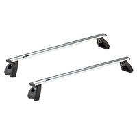 Sistem bare transversale Hakr Wing gri aluminiu pentru VOLKSWAGEN California (T5, T6, T6.1), 4 usi Bus, an fabricatie 2003 - 2015, Sistem cu prindere in profil T