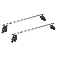 Sistem bare transversale Hakr Wing gri aluminiu pentru VOLKSWAGEN Golf (V), 3 usi Hatchback, an fabricatie 2003 - 2009, Sistem cu prindere pe plafon normal