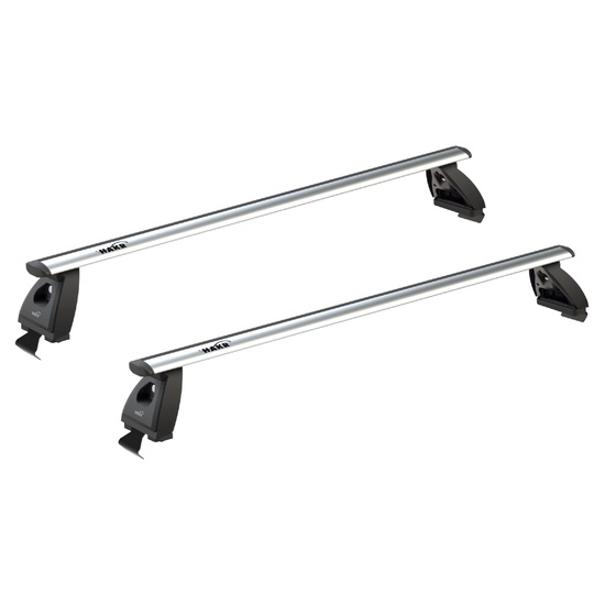 Sistem bare transversale Hakr Wing gri aluminiu pentru VOLKSWAGEN Passat (B5), 4 usi Sedan, an fabricatie 1997 - 2005, Sistem cu prindere pe plafon normal
