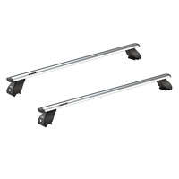 Sistem bare transversale Hakr Wing gri aluminiu pentru VOLKSWAGEN Passat Variant, 5 usi Estate, an fabricatie 2015 - 2024, Sistem cu prindere pe bare longitudinale integrate, picior HK0343