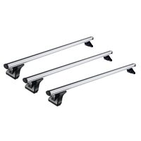 Sistem de 3 bare transversale aluminiu CRUZ 924-096 Alu Cargo AF pentru KIA PV5 Passenger (2025 -> prezent) cu puncte fixe